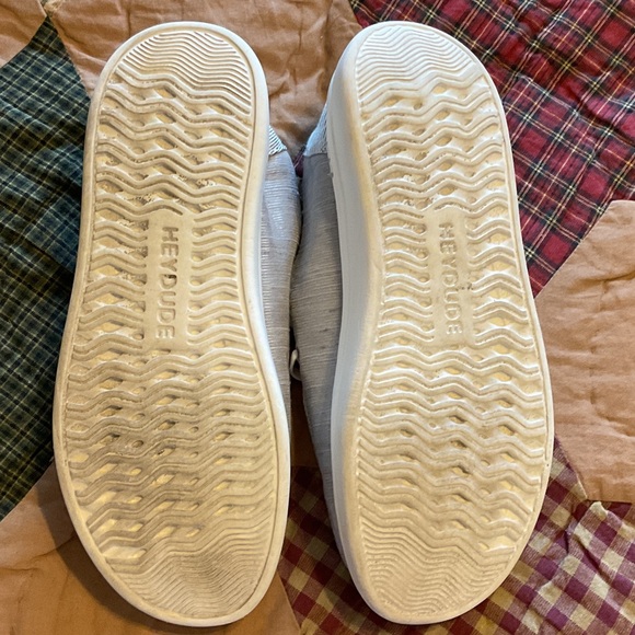 Woman’s Hey Dude Gray Casual Shoes - Picture 5 of 8